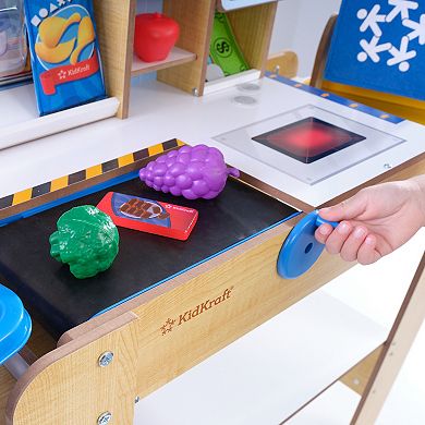 KidKraft Wooden Grocery Store Self-Checkout Center Toy Set
