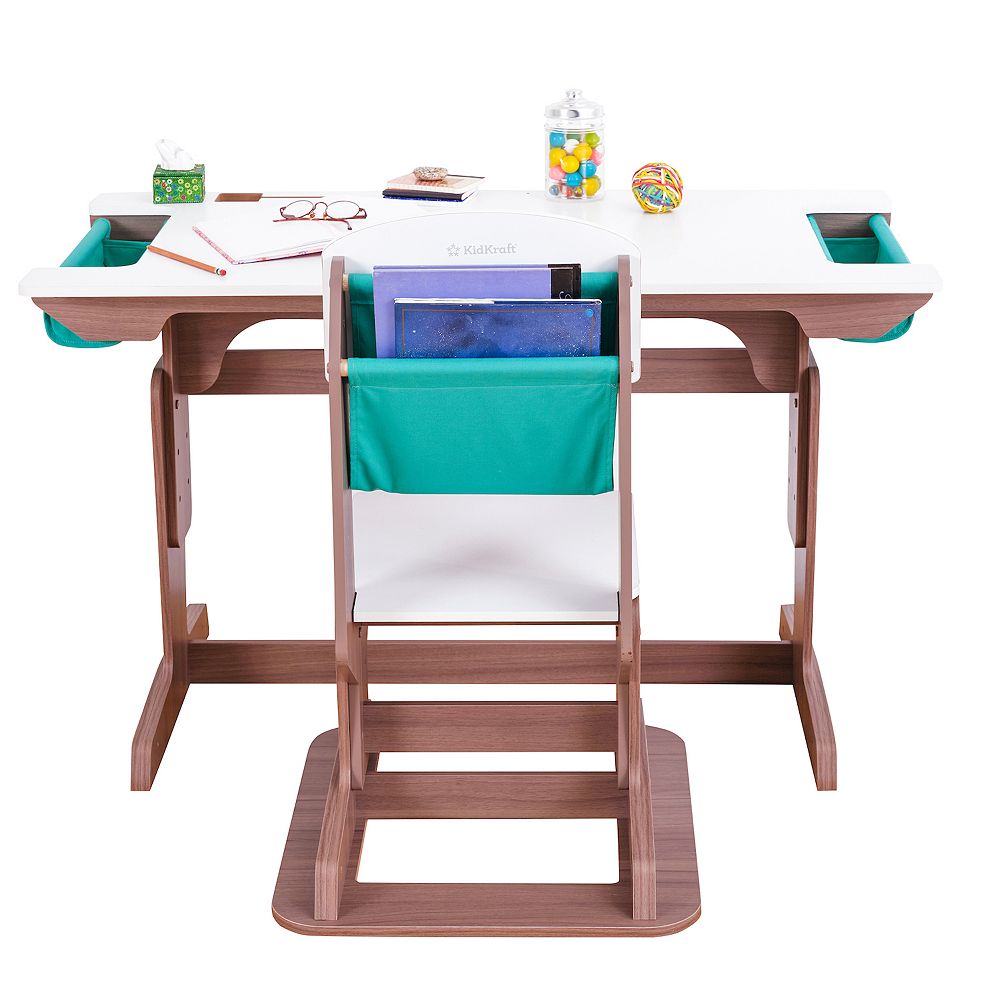 KidKraft Grow Together™ Pocket Adjustable Wooden Desk and Chair