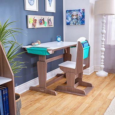 KidKraft Grow Together™ Pocket Adjustable Wooden Desk and Chair