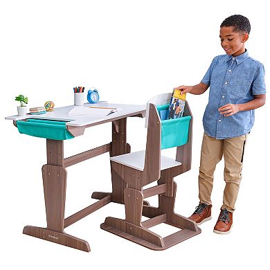 KidKraft Grow Together™ Pocket Adjustable Wooden Desk and Chair