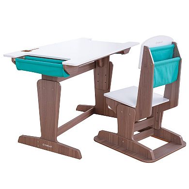 KidKraft Grow Together™ Pocket Adjustable Wooden Desk and Chair