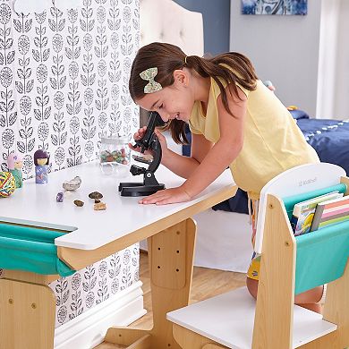 KidKraft Grow Together™ Pocket Adjustable Wooden Desk and Chair