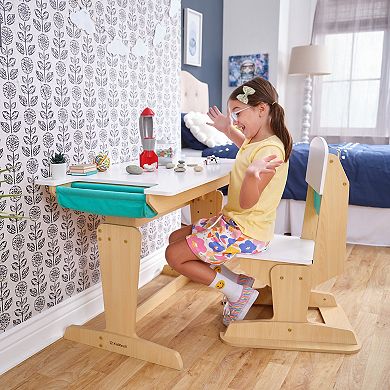 KidKraft Grow Together™ Pocket Adjustable Wooden Desk and Chair