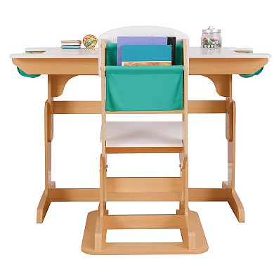 KidKraft Grow Together™ Pocket Adjustable Wooden Desk and Chair