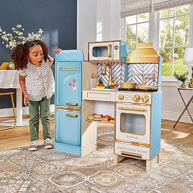 KidKraft Retro Cool Wooden Kitchen Play Set