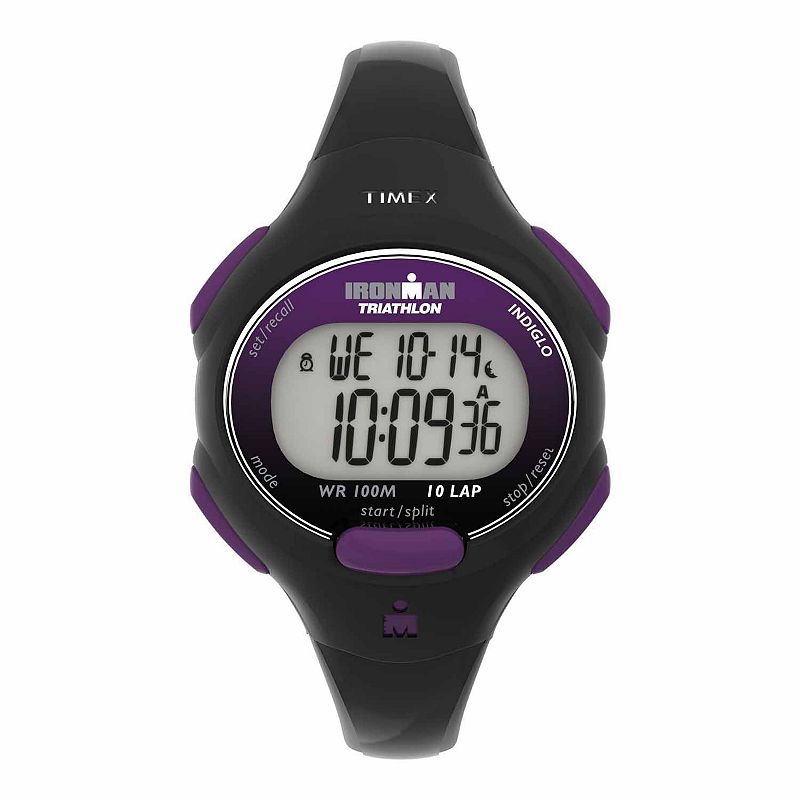 Timex® Women's Ironman Triathlon Essential 10 Lap Digital Watch - T5K523JT, Size: 34 mm, Black
