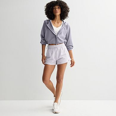 Women's FLX Solace Cropped Zip-Up Hoodie