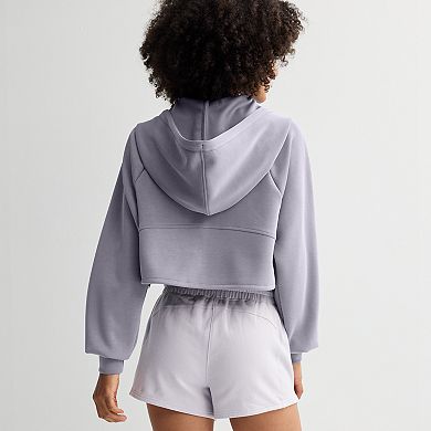 Women's FLX Solace Cropped Zip-Up Hoodie