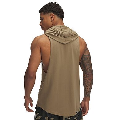 Men's Under Armour Project Rock Wire Sleeveless Hoodie