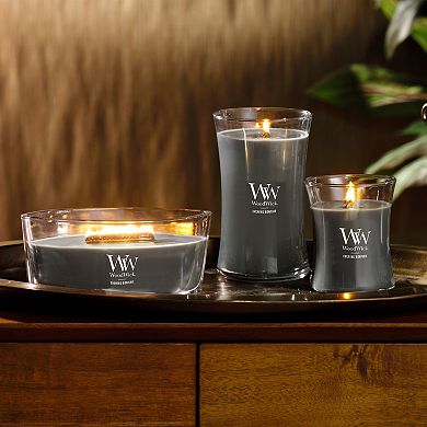WoodWick Evening Bonfire Ellipse Candle