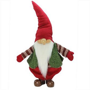 Northlight 22 in Red & White Gnome Christmas Table Decor