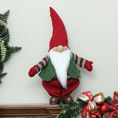 Northlight 22-in. Red & White Gnome Christmas Table Decor