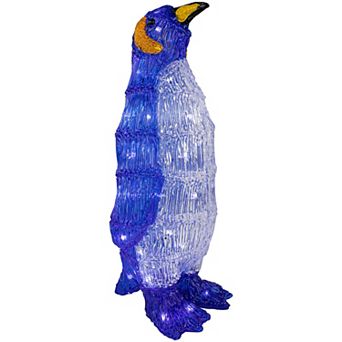 Northlight LED Lit Commercial Grade Acrylic Penguin Christmas Outdoor Decoration