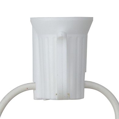 Northlight 50-ft. C9 White Christmas Light Socket Set