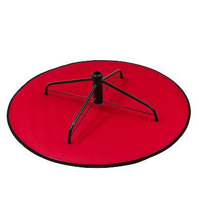 Northlight Red & Black Premium Christmas Tree Mat