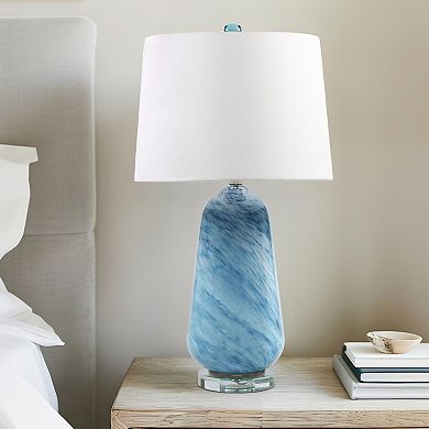 INK+IVY Aquaviva Confetti Glass Table Lamp