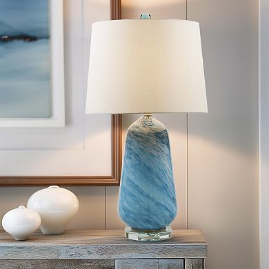 INK+IVY Aquaviva Confetti Glass Table Lamp