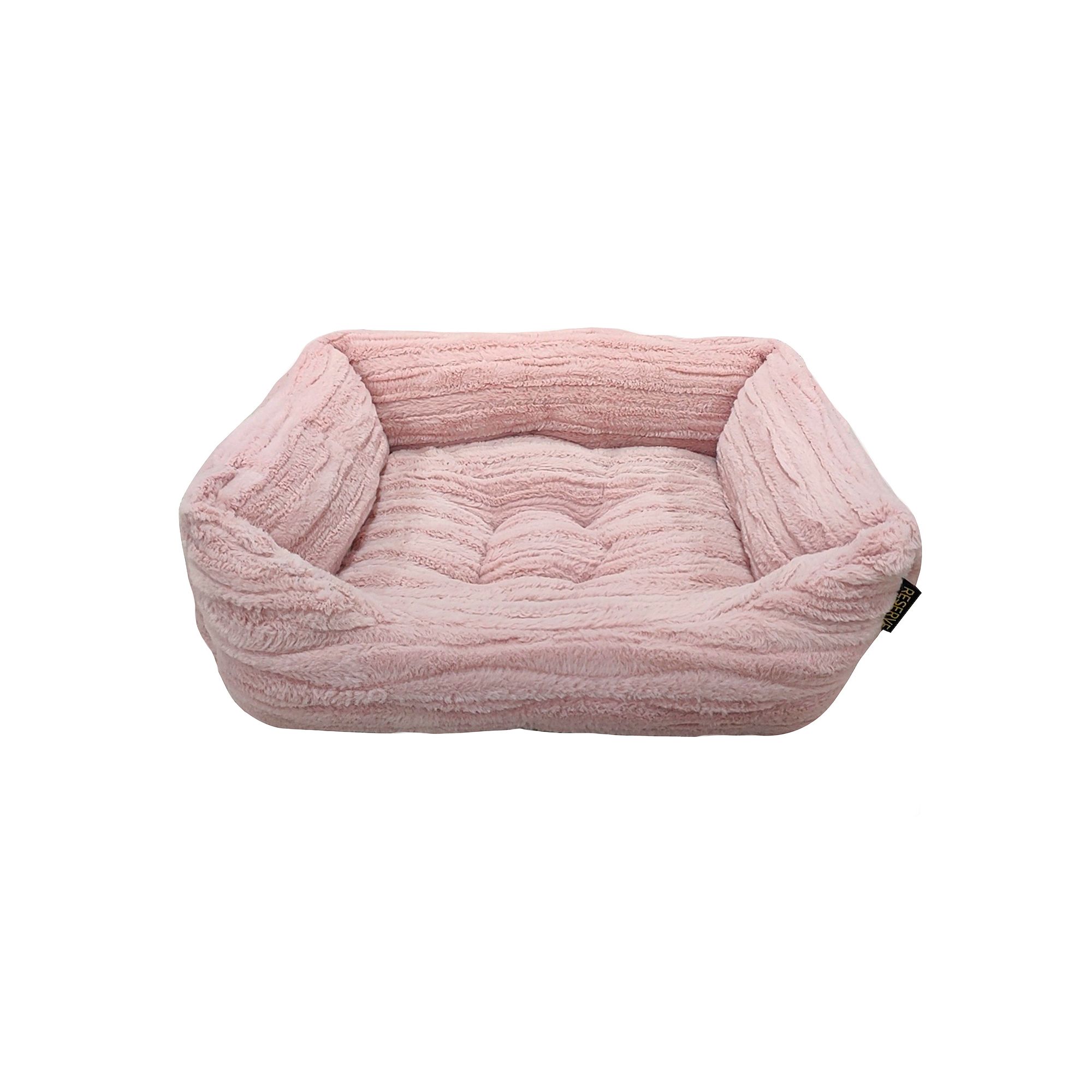 Precious Tails Reserve Jacquard Cuddler Pet Bed, Pink