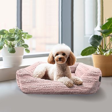 Precious Tails Reserve Jacquard Cuddler Pet Bed