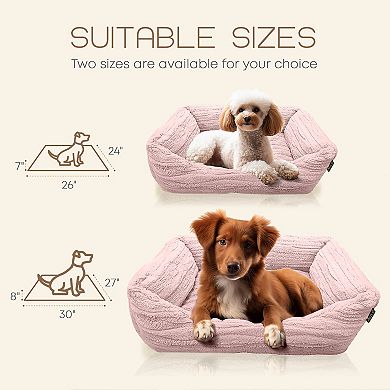 Precious Tails Reserve Jacquard Cuddler Pet Bed