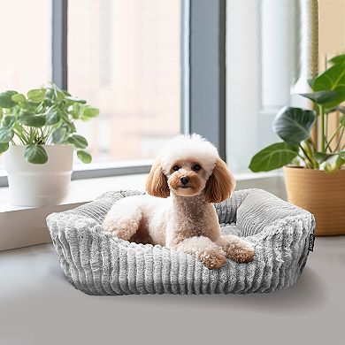 Precious Tails Reserve Jacquard Cuddler Pet Bed