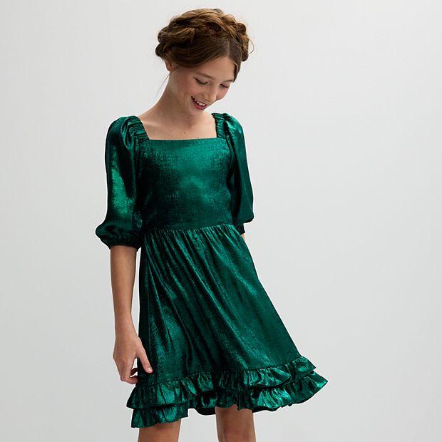 slim fit dress slacks Beach holiday dress with round neck and embroidered flowers, loose and –  Lee Nhi Boutique main image 1