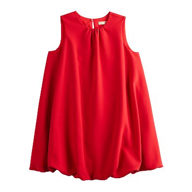 Rewind 7-16 Bubble Bottom Sleeveless Dress