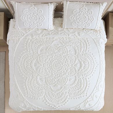 Beatrice Home Fashions Lotus Chenille Bedspread or Sham