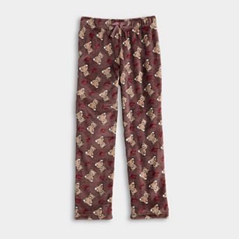 Girls 7-16 Harper & Ivy Print Plush Pants