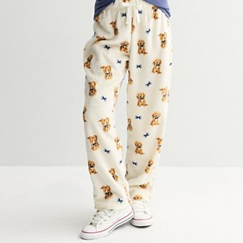 Girls 7-16 Harper & Ivy Print Plush Pants