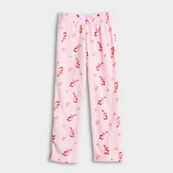 Girls 7-16 Harper & Ivy Print Plush Pants