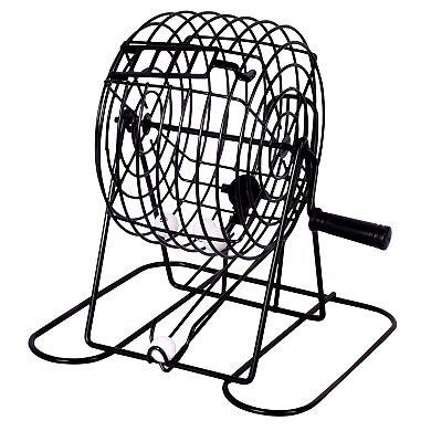 Deluxe Wire Rolling Cage Platinum Series Bingo Set