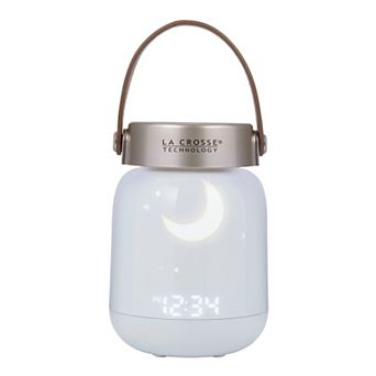La Crosse Technology Firefly Lantern Sound Machine Alarm Clock & Bluetooth Speaker
