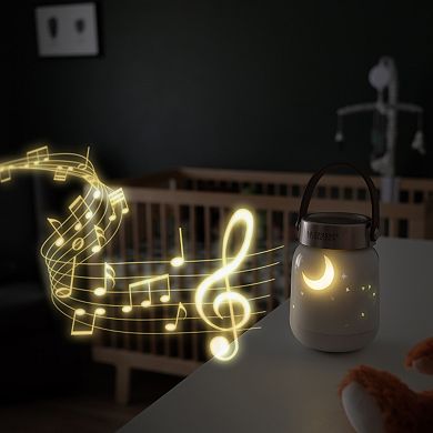 La Crosse Technology Firefly Lantern Sound Machine Alarm Clock & Bluetooth Speaker