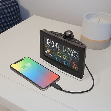 La Crosse Technology WiFi Projection Alarm Clock