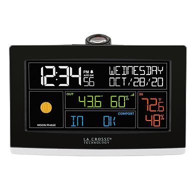 La Crosse Technology WiFi Projection Alarm Clock