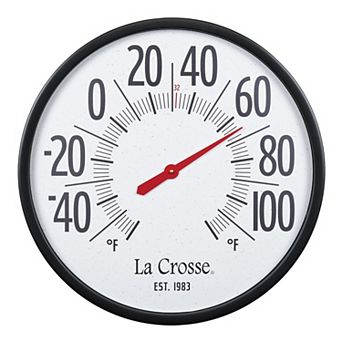 La Crosse Technology Emperor Size 21.8 in Analog Dial Thermometer