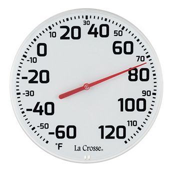 La Crosse Technology 8 in Round Dial Thermometer