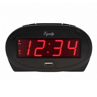 La Crosse Technology Equity 0.9 in LED Alarm Clock