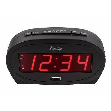La Crosse Technology Equity 0.9-in. LED Alarm Clock