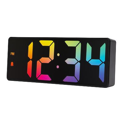 La Crosse Technology Equity 2-in. Gradient Digital Alarm Clock