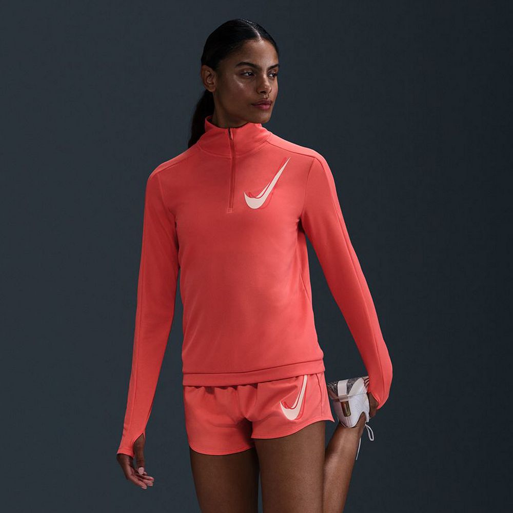 Women's Nike Swoosh 1/2-Zip Running Mid Layer Top