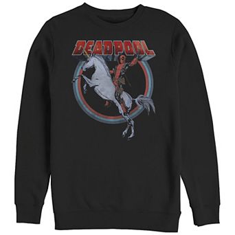 Big & Tall Marvel Deadpool Riding Unicorn Graphic Fleece