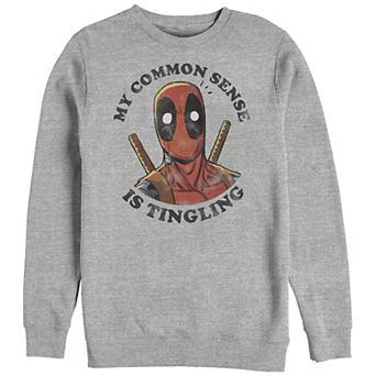 Big & Tall Marvel Deadpool My Common Sense Is Tingling Graphic Fleece