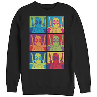 Big & Tall Marvel Deadpool Pop Art Selfies Graphic Fleece