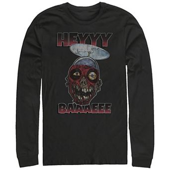 Big & Tall Marvel Deadpool Hey Baaaeee Long Sleeve Graphic Tee