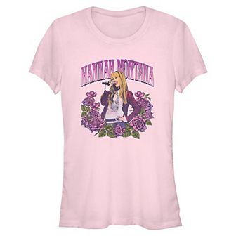 Disney's Hannah Montana Juniors' Floral Poster Graphic Tee