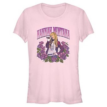 Disney's Hannah Montana Juniors' Floral Poster Graphic Tee