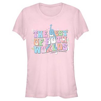Disney's Hannah Montana Juniors' The Best Of Both Worlds Poster Graphic Tee