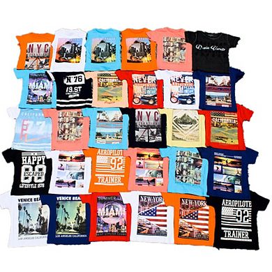 Printed Summer Casual Wear Cotton T-shirts For Kids